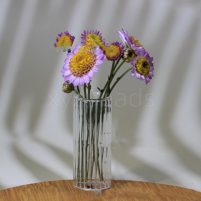 Transparent Miniature Glass Vase Bottles BOTT-PW0006-04G-1
