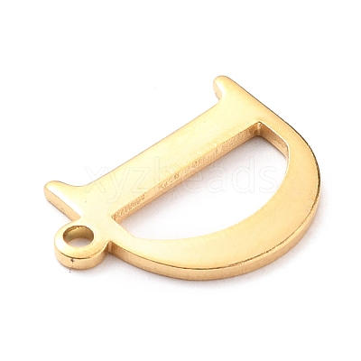 PVD Vacuum Plating  304 Stainless Steel Charms STAS-H112-D-G-1