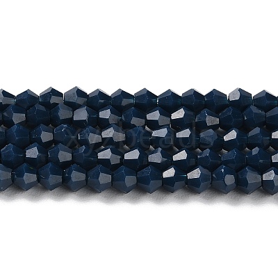 Opaque Solid Color Imitation Jade Glass Beads Strands LS-EGLA-A039-P4mm-D09-1