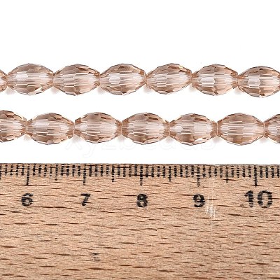 Transparent Glass Beads Strands GLAA-N071-01A-A06-1
