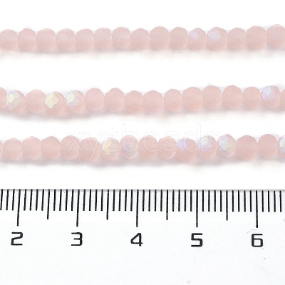 Transparent Glass Beads Strands EGLA-A034-T4mm-MB22-1