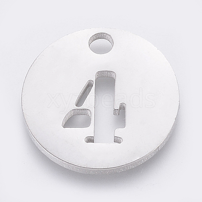 Non-Tarnish 304 Stainless Steel Pendants X-STAS-F233-04-P-1