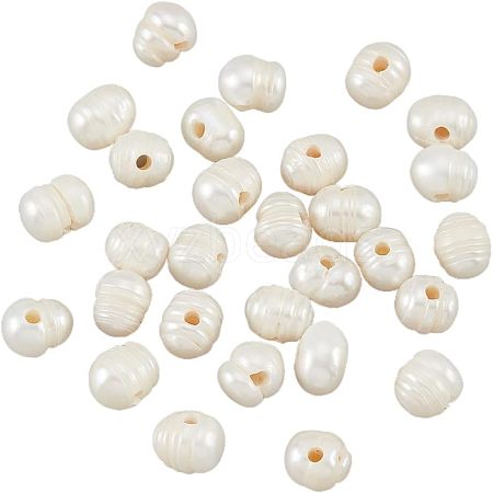  Natural Fresheater Pearl Beads BSHE-NB0001-24B-1