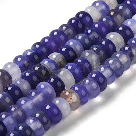 Natural Agate Beads Strands G-H295-C03-14-1