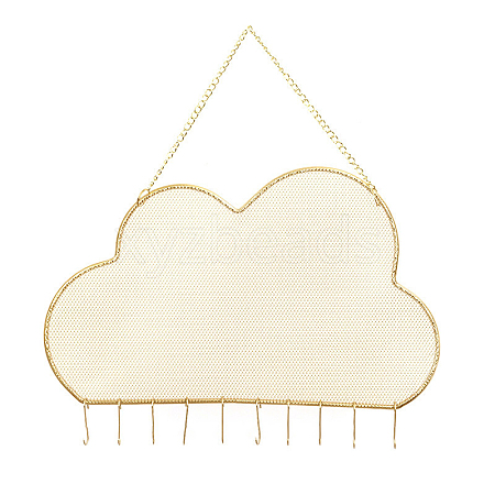 Cloud Metal Jewelry Display Mesh Hanging Rack PAAG-PW0010-007B-1