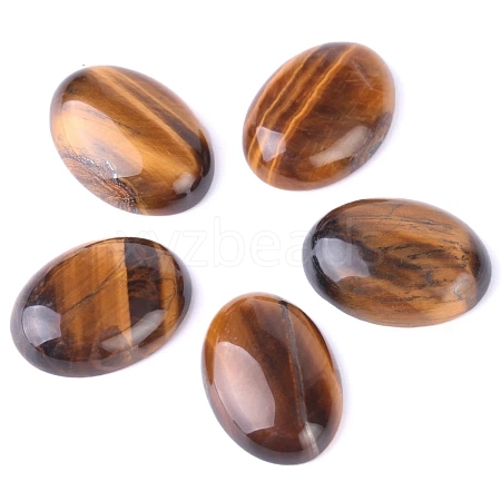 Natural Tiger Eye Cabochons PW-WGEFD9A-05-1