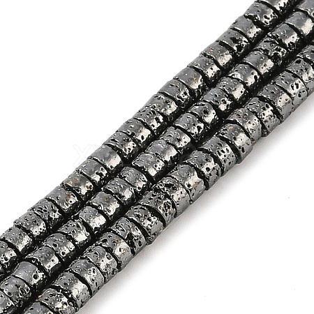 Electroplated Synthetic Non-Magnetic Hematite Beads Strands G-U003-16B-1