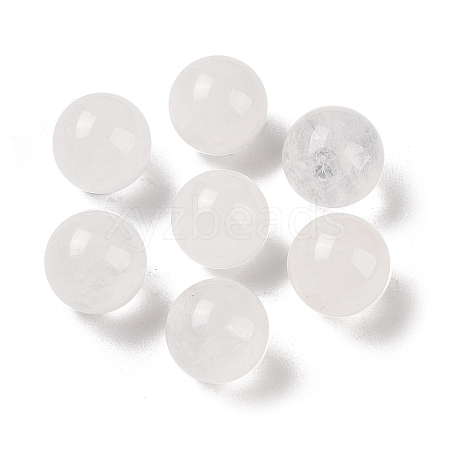 Natural Quartz Crystal No Hole Sphere Beads G-K353-04B-11-1