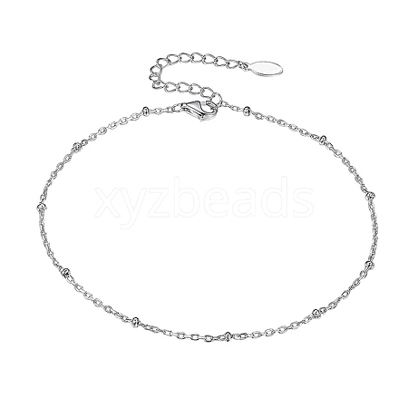 S925 Silver Anklet with Unique Design for Halloween Accessories LG6068-1