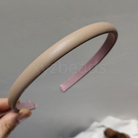 Solid Color Imitation Leather Hair Bands PW23031774755-1