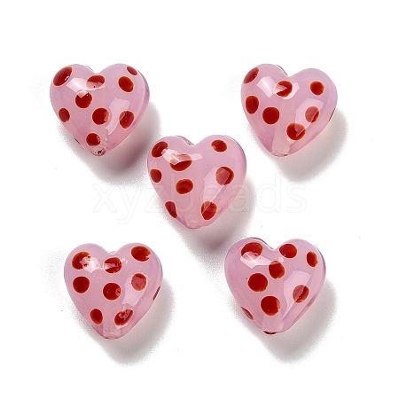Handmade Lampwork Enamel Beads LS-LAMP-B030-02B-02-1