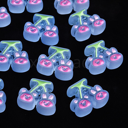 Transparent Acrylic Beads MACR-S374-04B-04-1