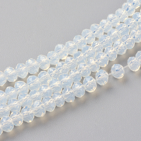 Imitation Jade Glass Beads Strands X-GLAA-R135-2mm-40-1