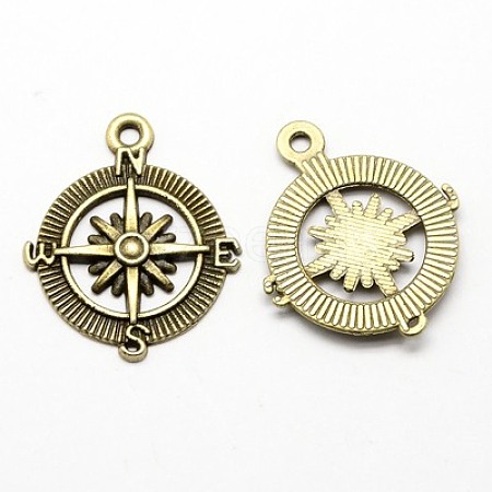 Tibetan Style Pendants X-TIBEP-K020kg-49AB-NR-1