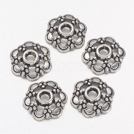 Tibetan Silver Fancy Bead Caps AA0502-1