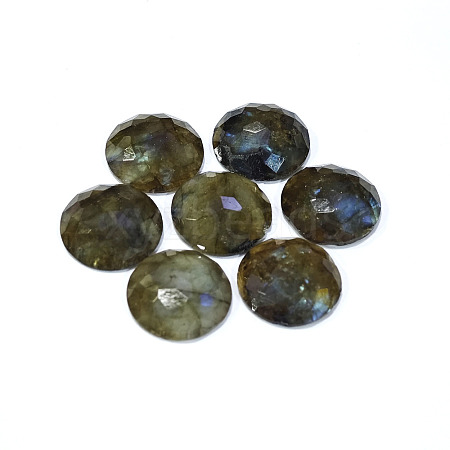 Natural Labradorite Cabochons G-L514-007A-01-1