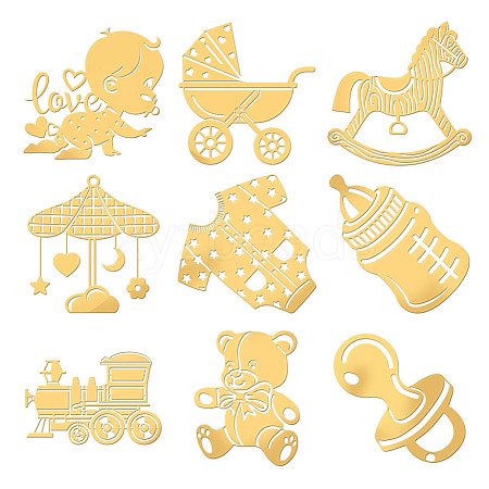 Nickel Decoration Stickers DIY-WH0450-040-1