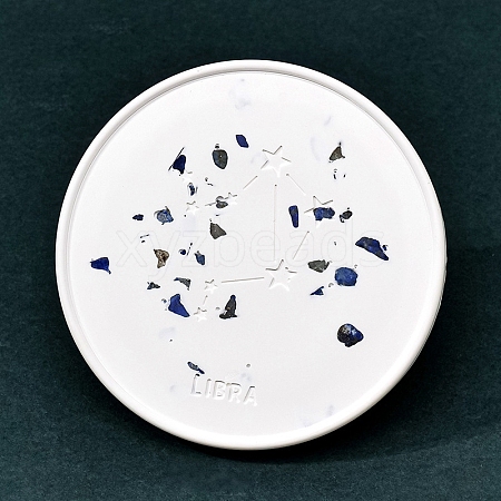 Twelve Constellations Plaster Coaster PW-WG28707-07-1