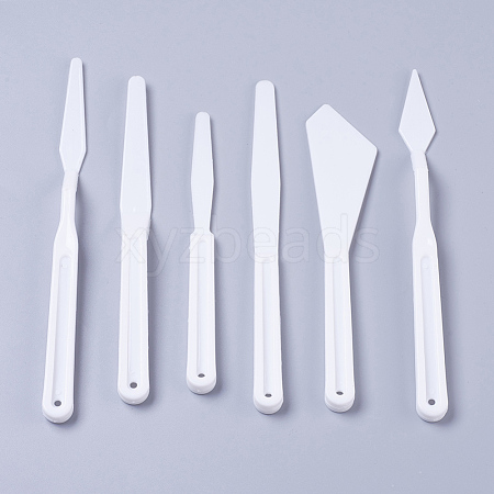 6Pcs Plastic Carving Knifes TOOL-E005-17-1