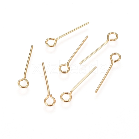 304 Stainless Steel Eye Pins A-STAS-L238-005A-G-1