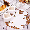 Square Paper Biscuit Boxes with Lace Edged Square Clear Window CON-TAC0001-12A-01-5