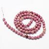 Natural Rhodonite Beads Strands G-D840-16-6mm-2