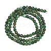 Natural Fuchsite Beads Strands G-RM250101-C33-3