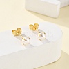 304 Stainless Steel Stud Earrings EJEW-I229-01G-A-5