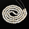 Crackle Transparent Glass Beads Strands GLAA-N030-8mm-01J-2