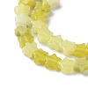 Natural Lemon Jade Beads Strands G-G085-B58-02-4