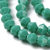 Opaque Solid Color Imitation Jade Glass Beads Strands EGLA-A039-P4mm-D07-3