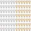 420Pcs 2 Colors CCB Plastic Beads CCB-PA0001-24-7