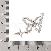 Alloy with Rhinestone Pendants FIND-Z053-08P-3