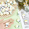 30Pcs Popcorn Resin Pendants RESI-SC0006-80-3