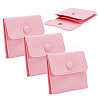 Microfiber Jewelry Flap Pouches ABAG-WH0032-121D-1