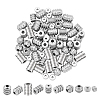 Unicraftale 90Pcs 5 Style 304 Stainless Steel Beads STAS-UN0024-27-1