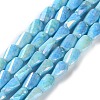 Ombre Effect Dyed Glass Beads Strands GLAA-I059-01C-1