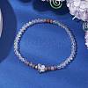 Electroplate Glass Beads Stretch Bracelets for Women BJEW-JB11397-01-1