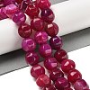 Dyed Natural Agate Beads Strands G-H087-E01-01B-2