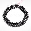 Magnetic Synthetic Hematite Bead Strands G-A165A-6mm-2