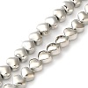 Electroplate Glass Beads Strands EGLA-H109-12D-01-1