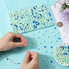 1000Pcs Frosted Opaque Acrylic Beads OACR-SP0001-32B-3