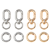 4Pcs 2 Colors Iron Swivel Clasps HJEW-FH00179-1