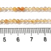 Natural Gold Rutilated Quartz Beads Strands G-B090-A30-03-5