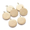 Ion Plating(IP) 304 Stainless Steel Pendants STAS-I164-008G-1