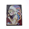 Rectangle DIY Women Pattern Diamond Painting Imitation Leather NoteBook DIY-WH0257-19-2