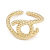 Brass Cuff Rings RJEW-U030-02G-02-2