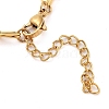 Real 18K Gold Plated Stainless Steel Paperclip Chains Double Layer Necklaces AN1969-14-3