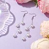 Glass Pearl Dangle Earrings EJEW-JE05987-2