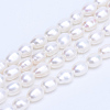 Grade AAA Natural Cultured Freshwater Pearl Beads Strands X-PEAR-R063-35A-1